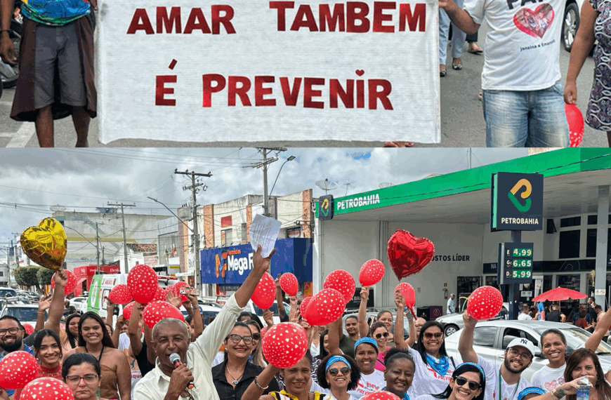  Caminhada de Conscientização reúne moradores de Itaberaba com o tema “Amar também é prevenir”