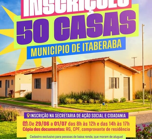 Prefeitura de Itaberaba inicia Cadastro Habitacional para seleção de famílias beneficiadas com 50 novas moradias