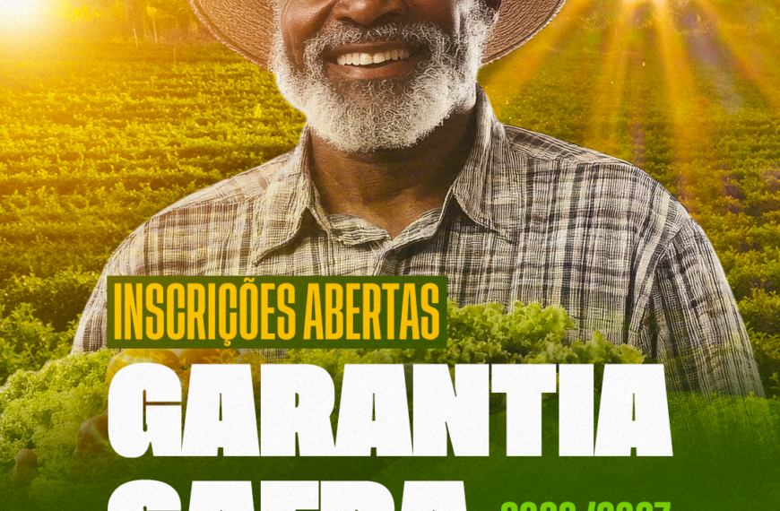 Garantia Safra 2026/2027: Prefeitura de Itaberaba abre inscrições para agricultores familiares