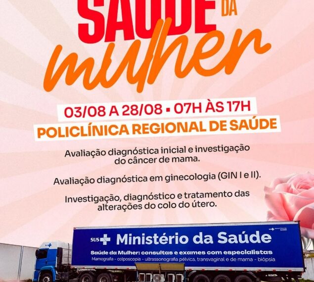 Carreta da Saúde da Mulher amplia o acesso a exames especializados e fortalece a prevenção ao câncer feminino